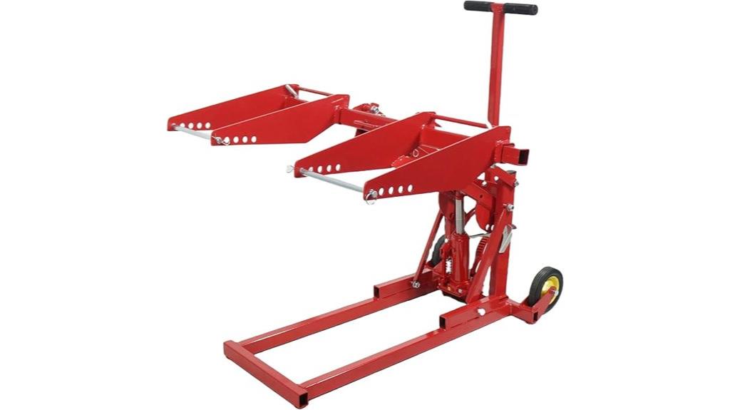 hydraulic lawn mower lift