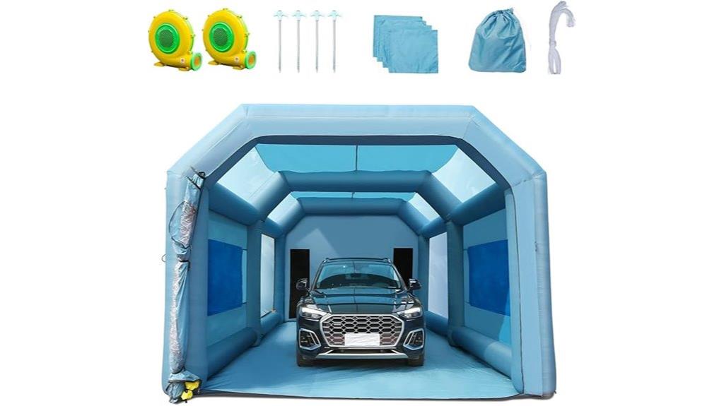 inflatable paint booth blowers