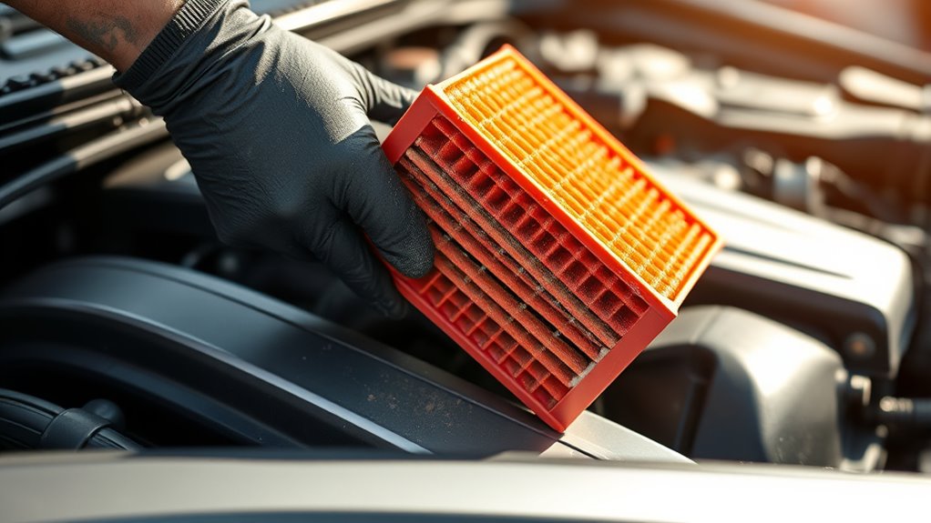 inspect and replace filter