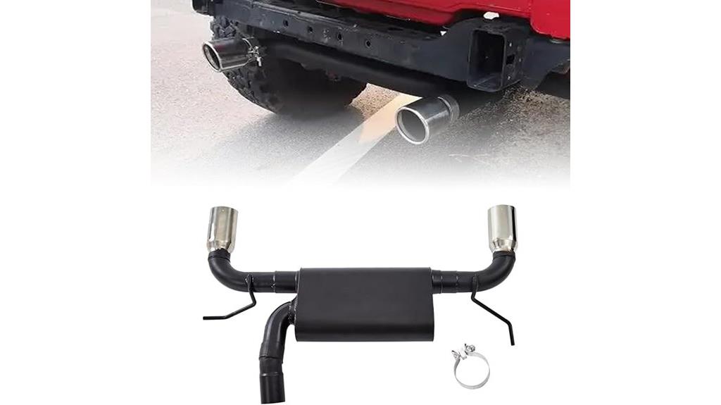 jeep jk exhaust muffler