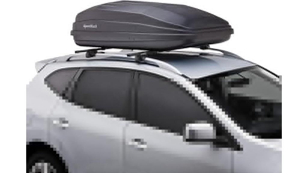 large black rear cargo box