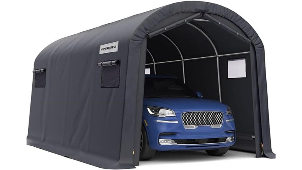 large garage shelter with ventilation