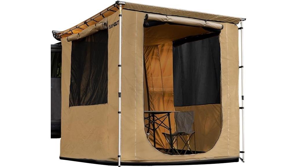 large rip stop vehicle awning