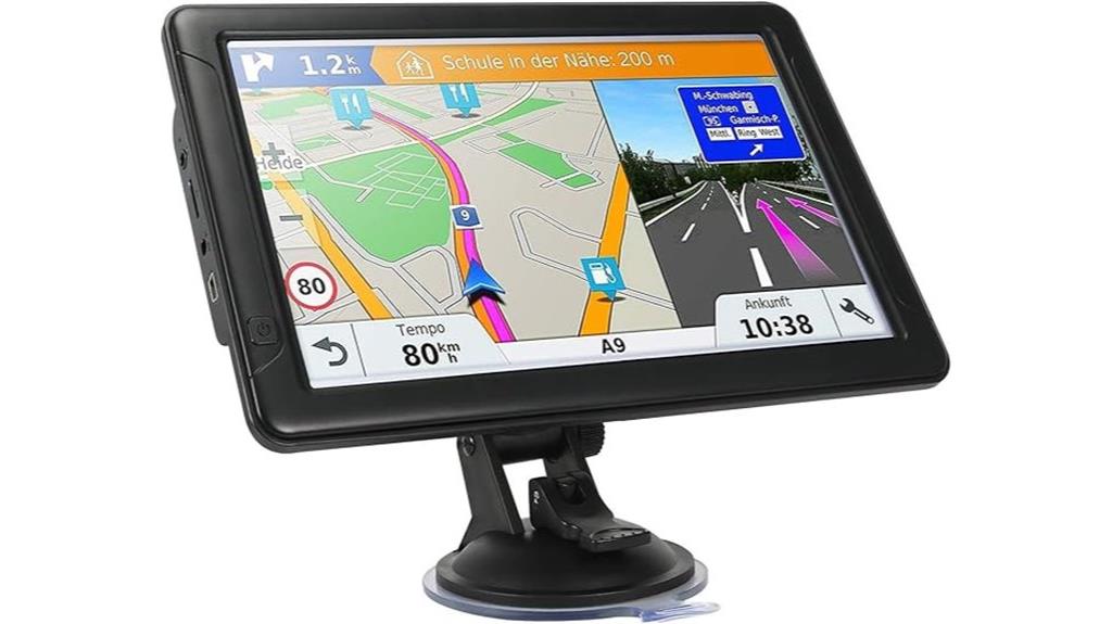 large screen gps navigation