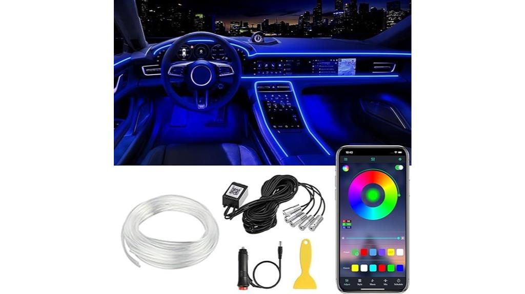 led interior lights with app