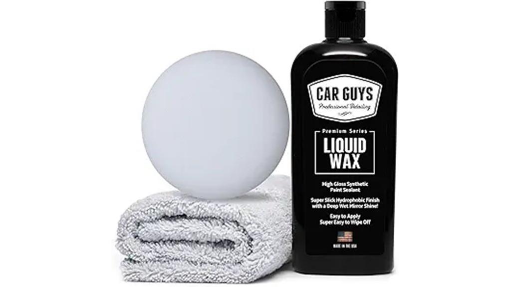 liquid car wax shine