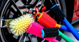 luxury car wheel brushes