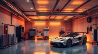 luxury garage heating options