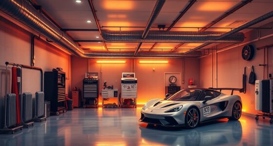 luxury garage heating options