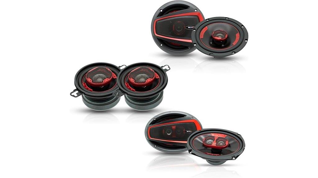 mb quart coaxial speaker set
