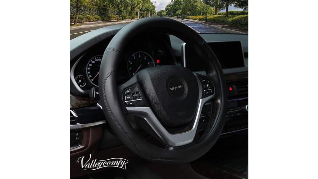 microfiber leather wheel cover