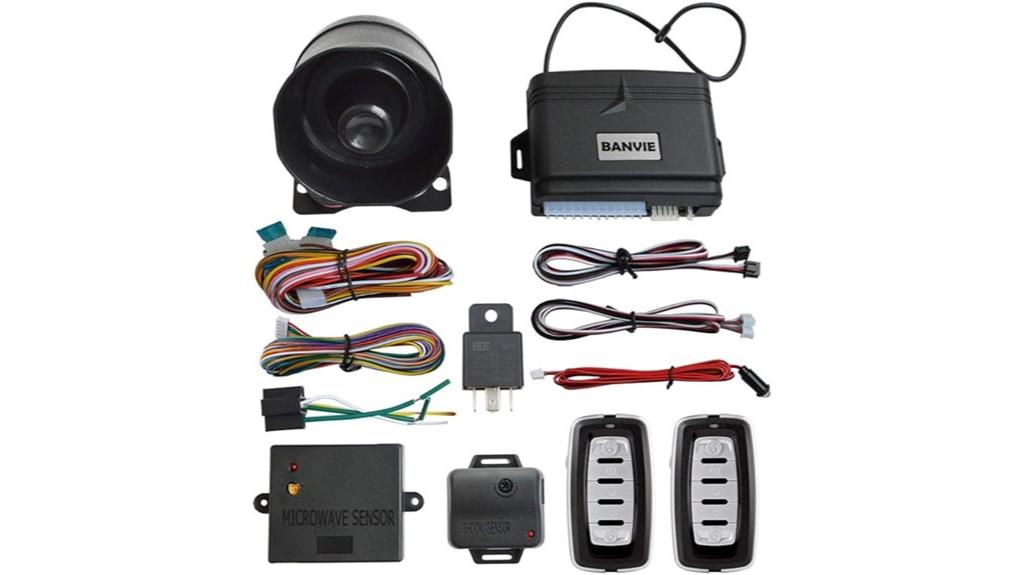 microwave shock sensor alarm