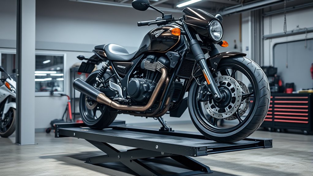 motorcycle lift safety features