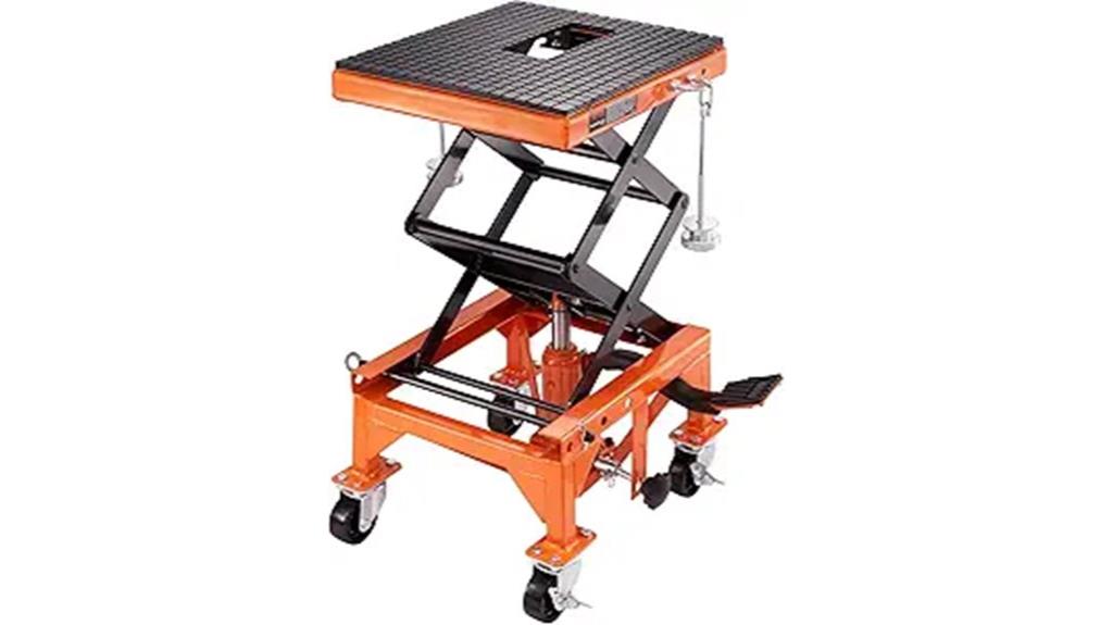 motorcycle lift table