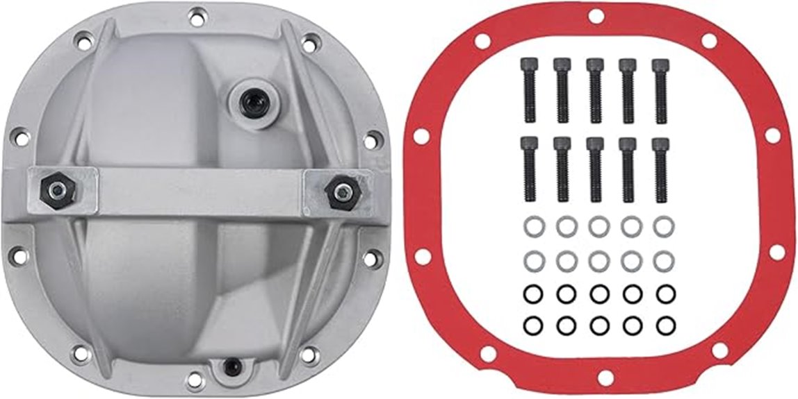mustang rear differential cover