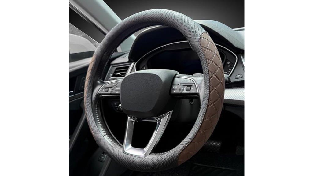 nappa leather wheel cover