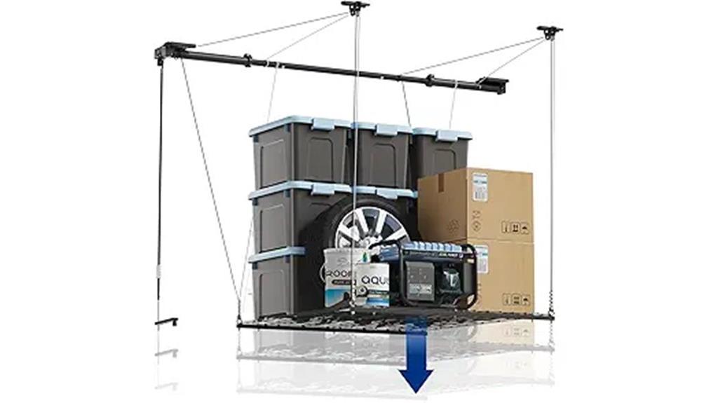 overhead garage storage rack