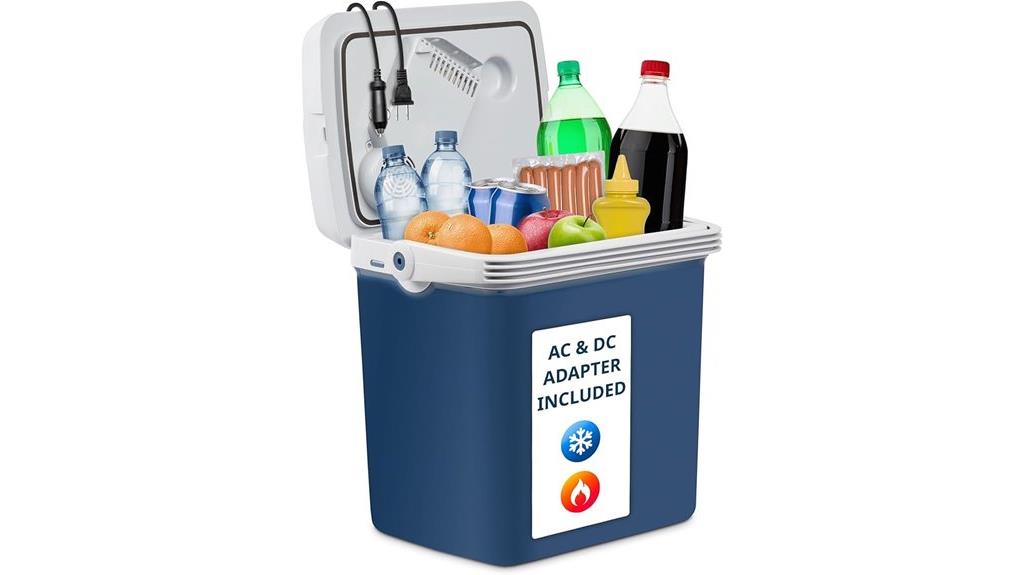 portable 27 quart cooler