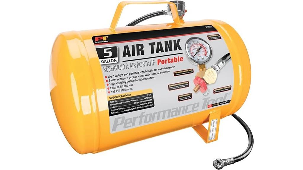 portable 5 gallon air tank