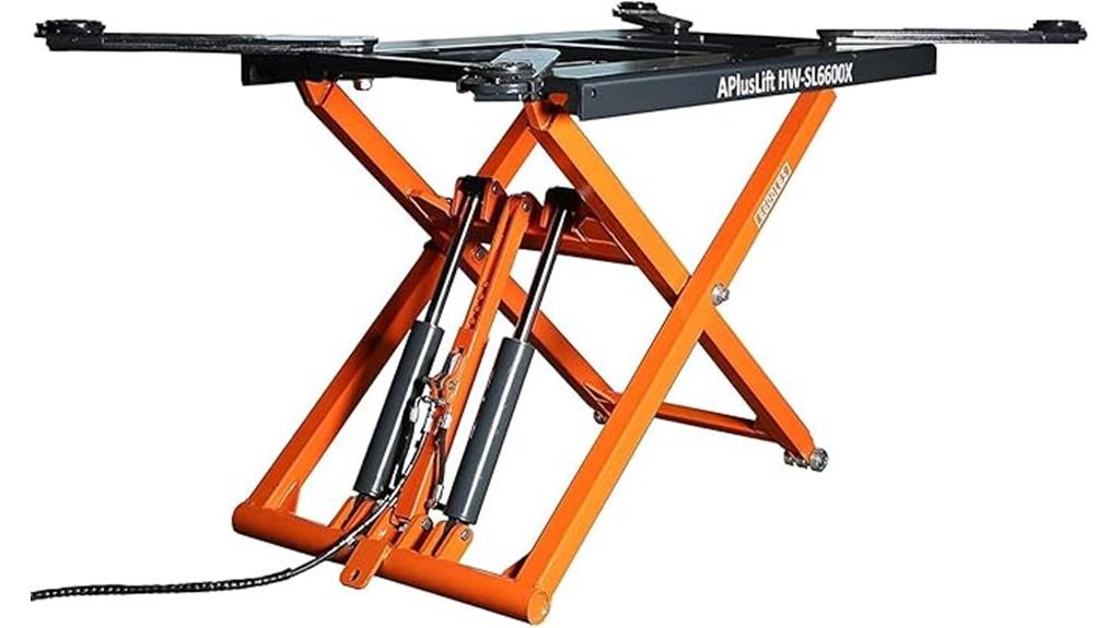 portable 6600lb mid rise lift