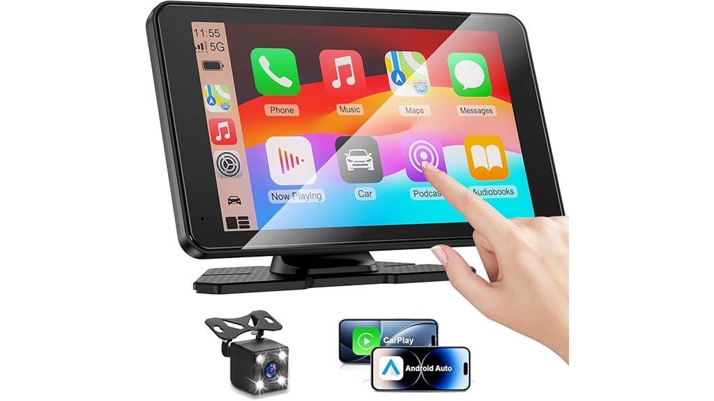 portable 7 inch hd touchscreen