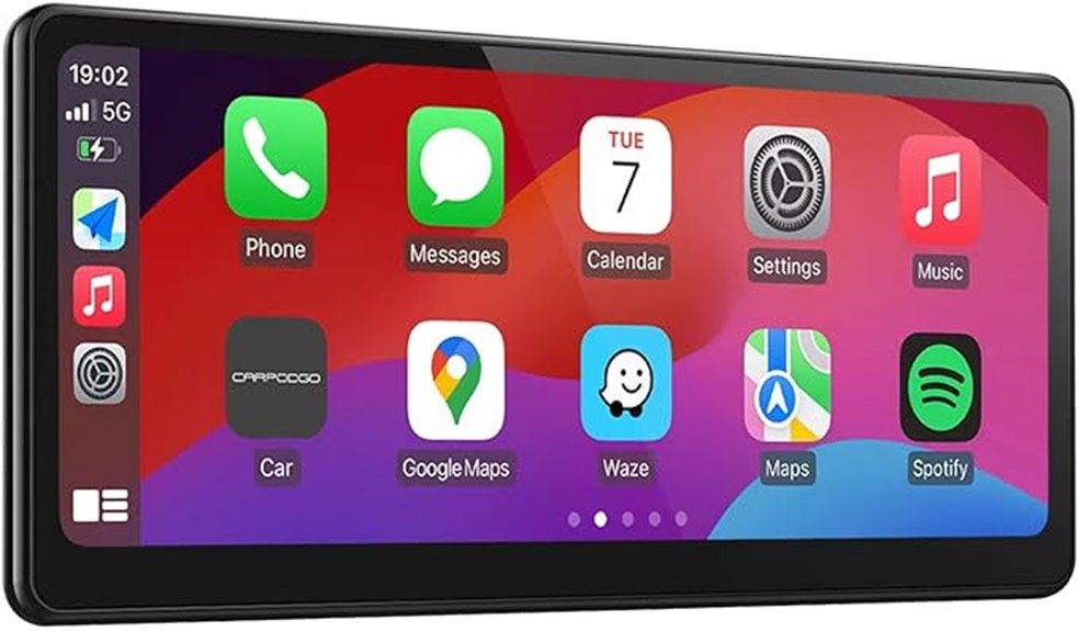 portable 8 9 inch car stereo