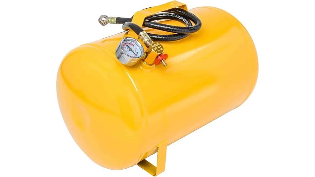 portable air tank with gauge
