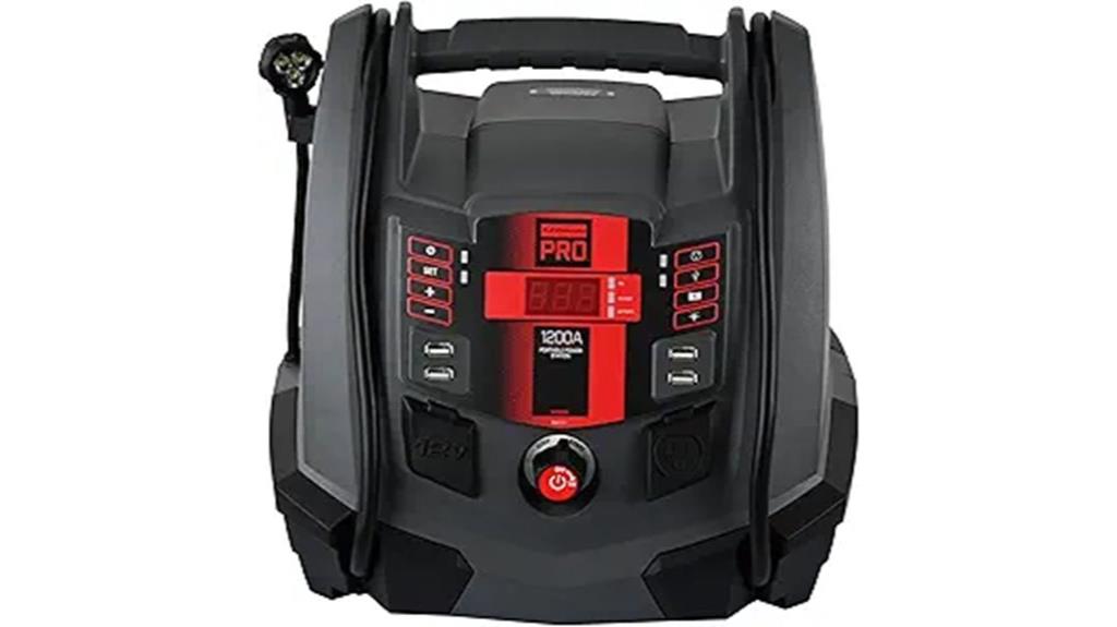 portable car battery booster