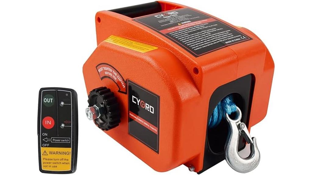 portable electric winch