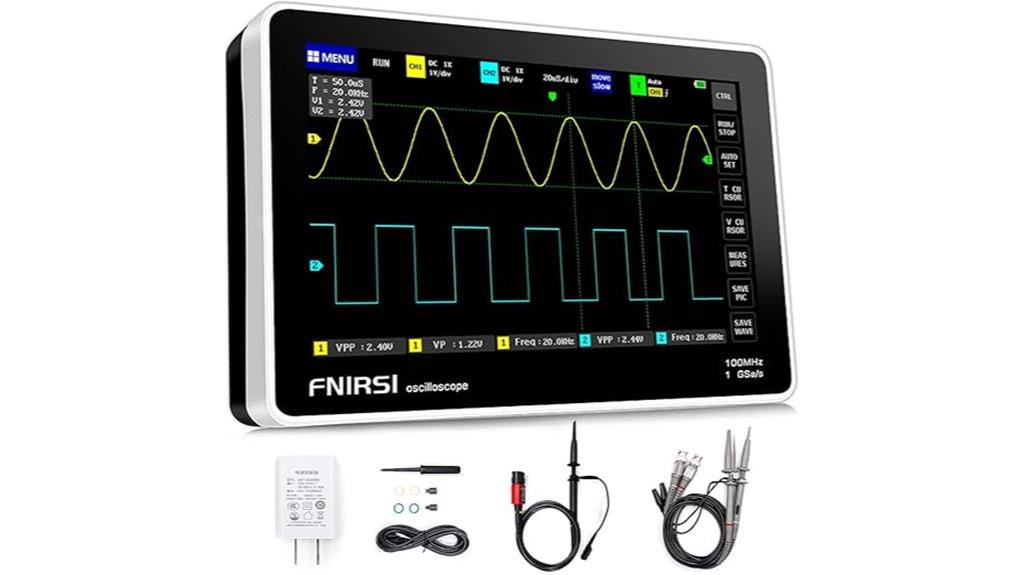 portable handheld oscilloscope