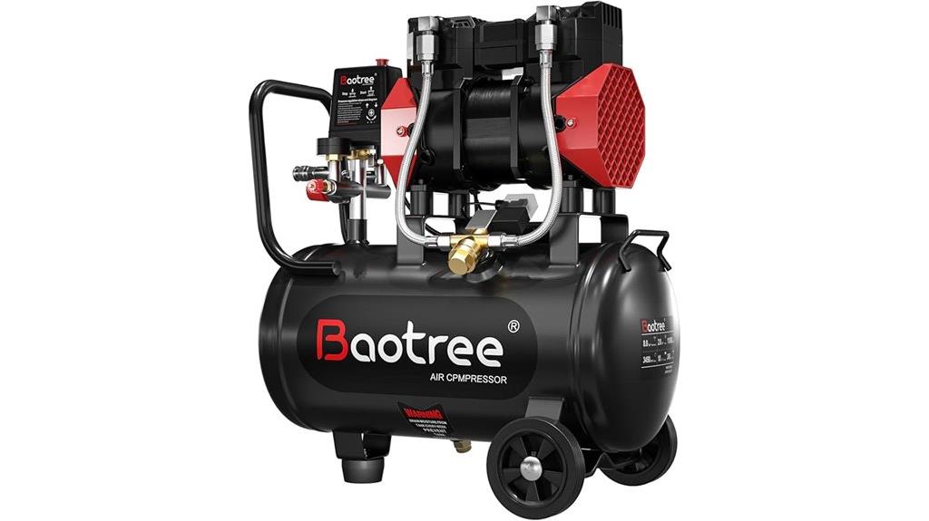 portable quiet 10 gallon compressor