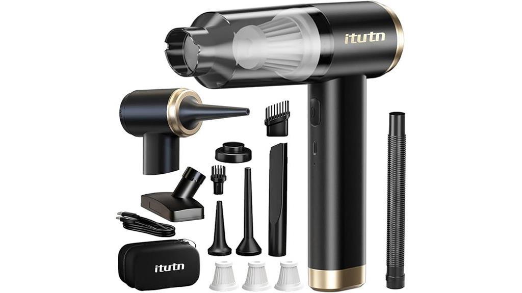 powerful mini vacuum kit