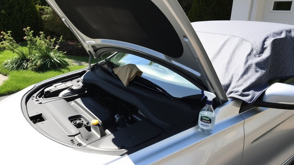 prepare vehicle for pollen