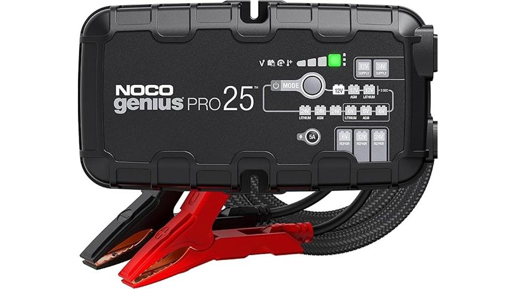 professional 25a battery charger