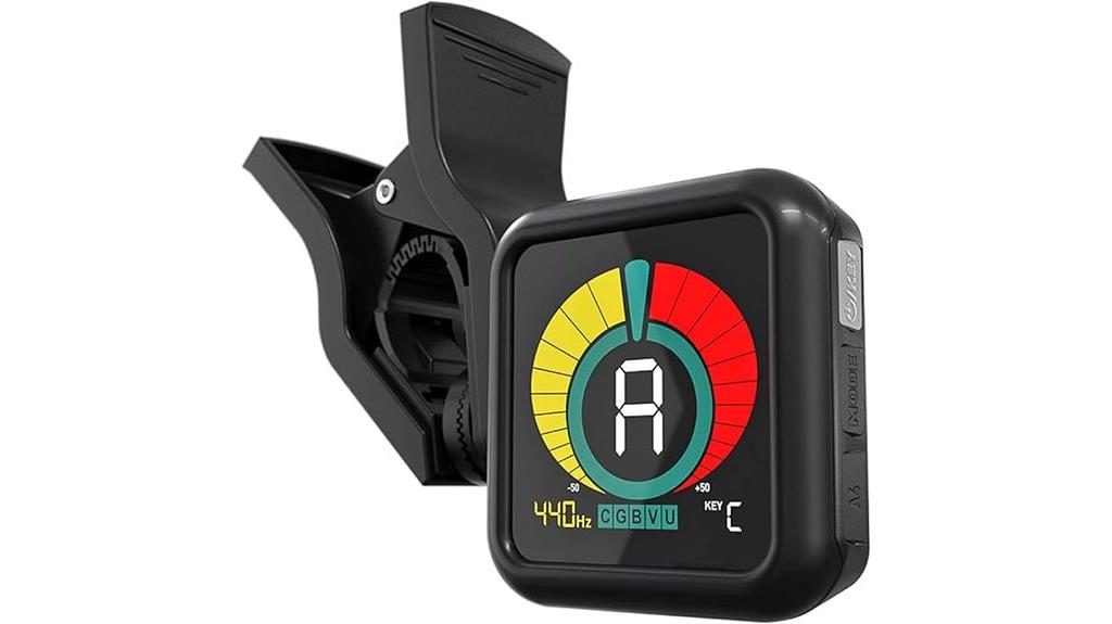 professional chromatic clip on tuner