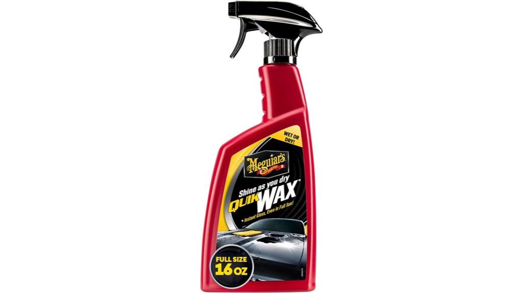 quick spray on car wax
