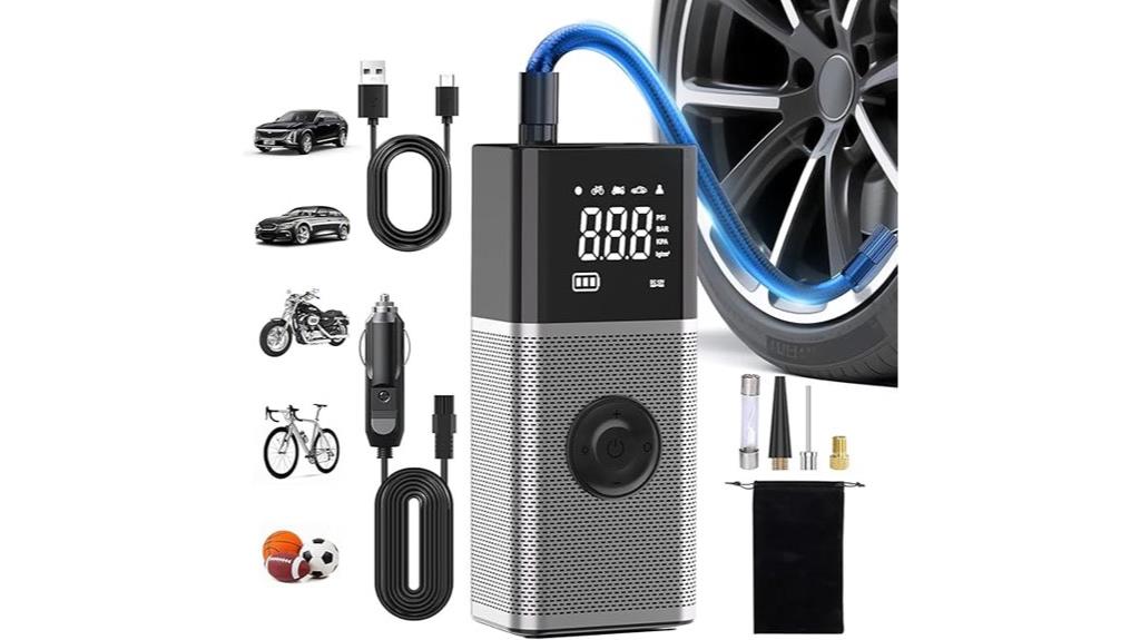 rechargeable portable tire inflator