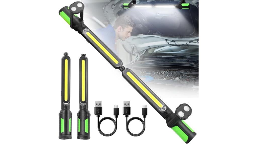 rechargeable work light with magnets