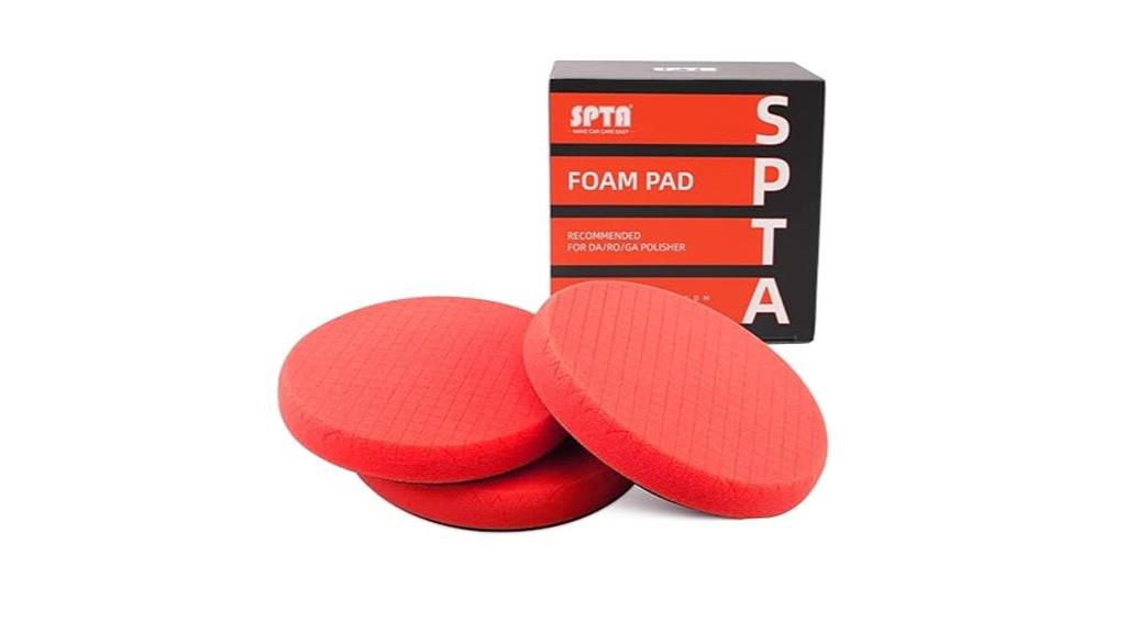 red polishing buffer pads