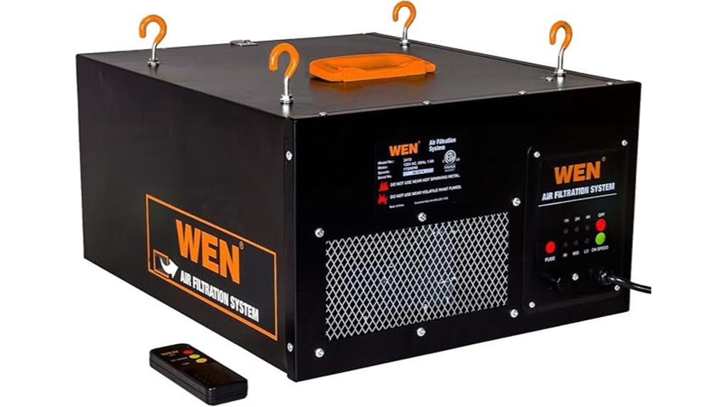 remote air filtration system