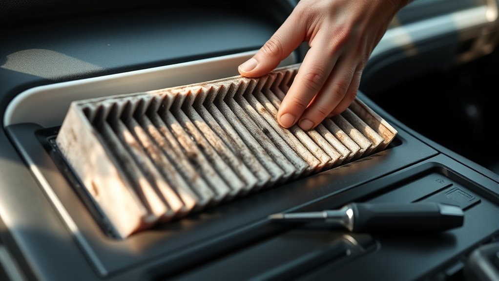 replace cabin air filter