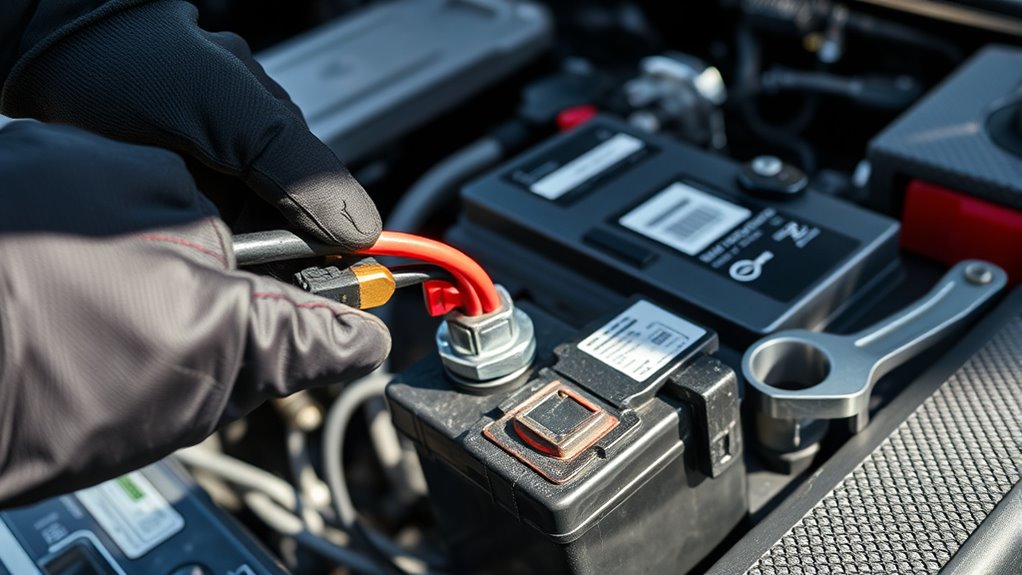 replace faulty vehicle battery