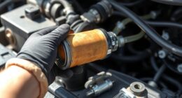 replace fuel filter safely