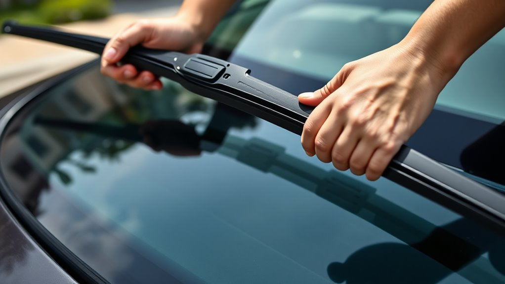 replace wiper blades regularly
