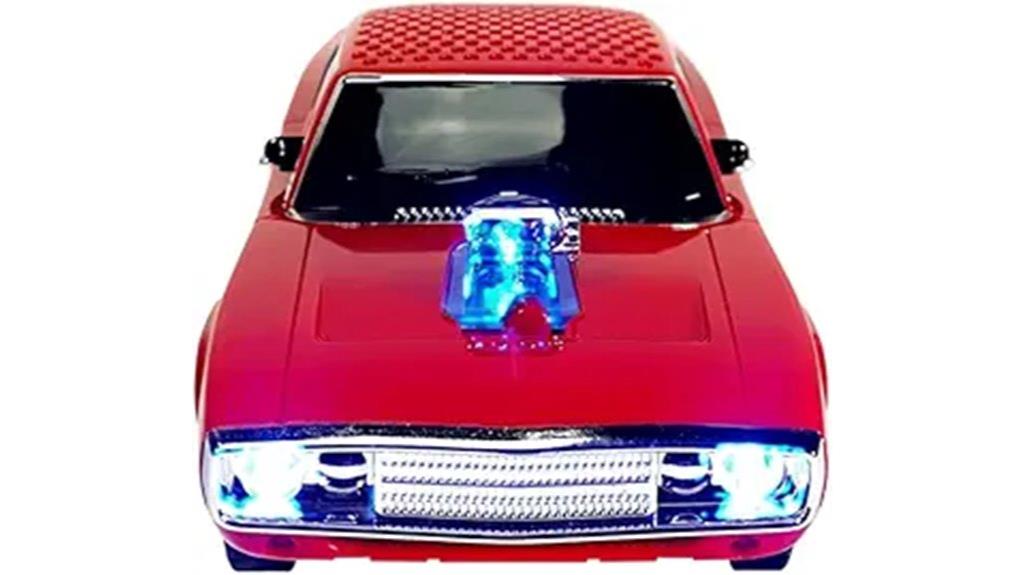 retro bluetooth muscle car