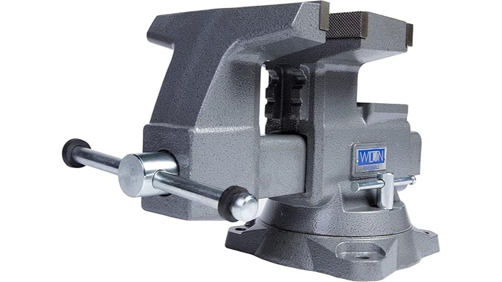 reversible bench vise