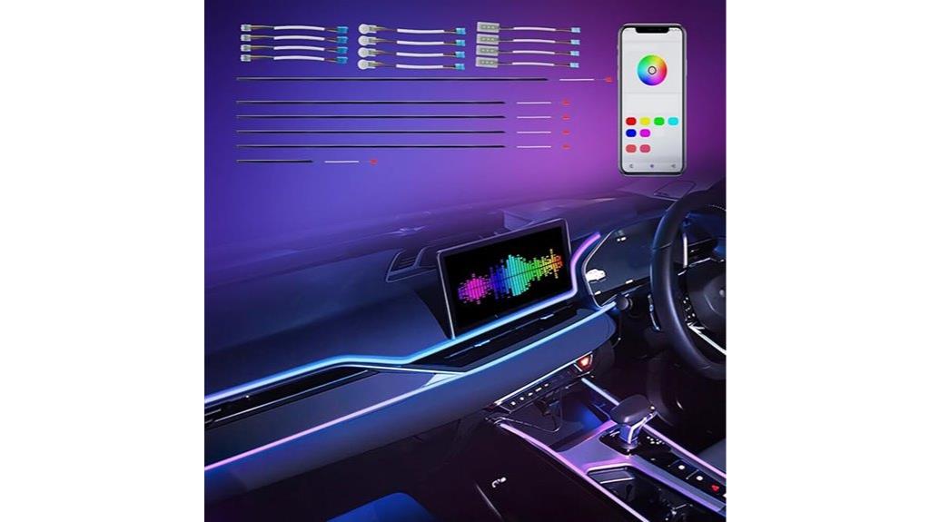 rgb car interior lighting