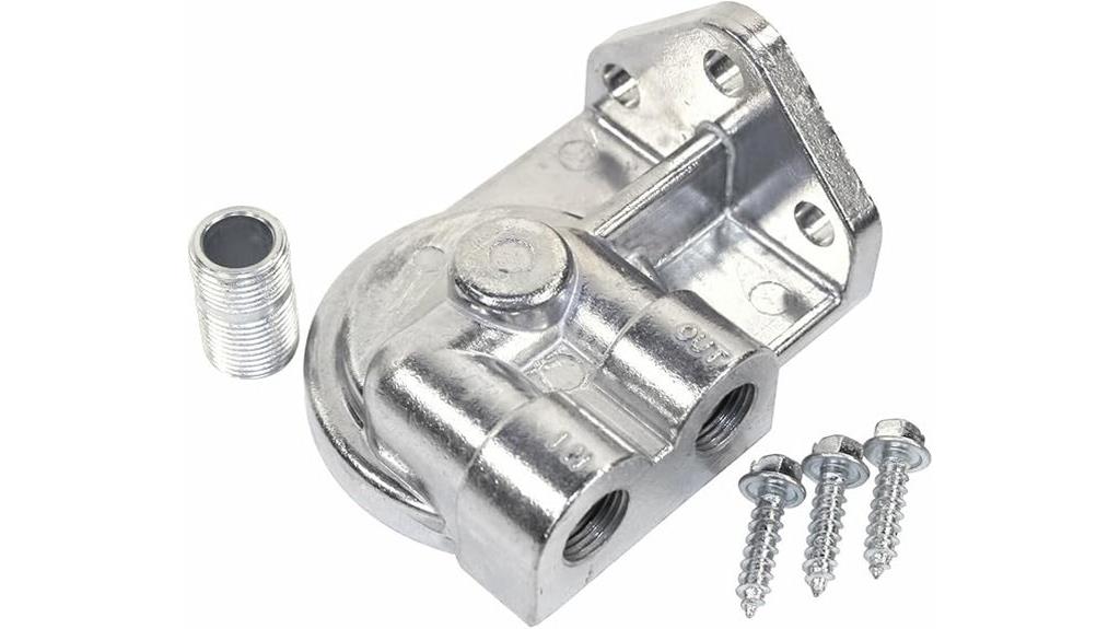 right hand port oil filter adapter