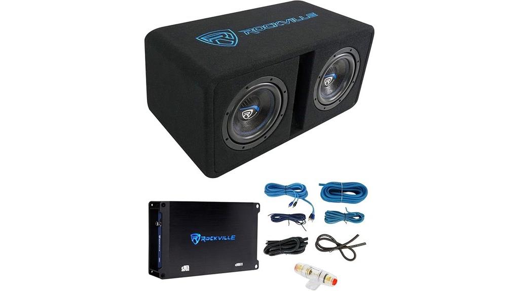 rockville dk58 subwoofer bundle