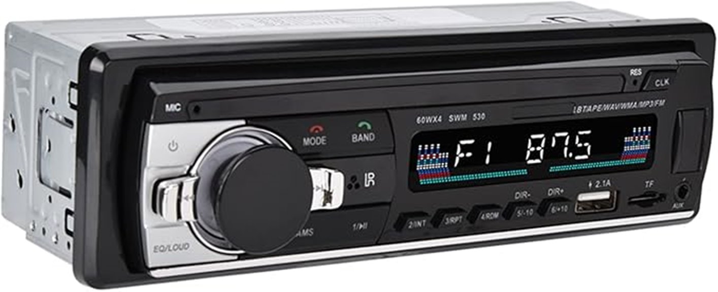 single din car radio